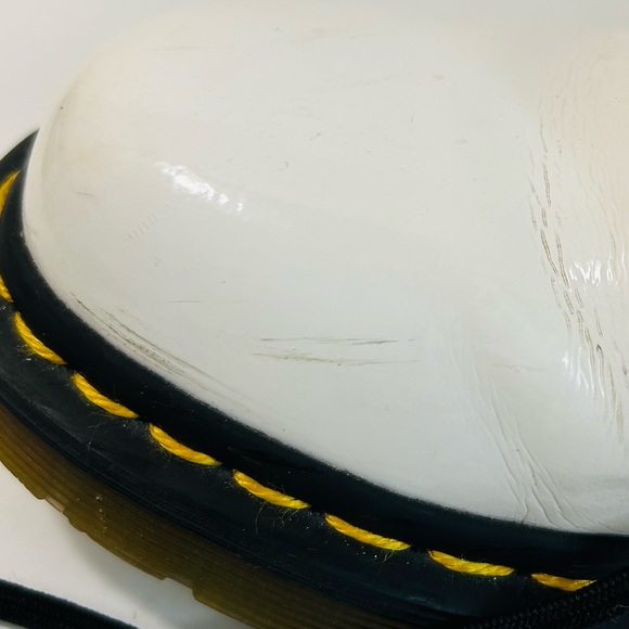 Dr. Martens Women’s 1460 Boot in White Patent Leather size 39 EU / 8 US - Picture 11 of 11